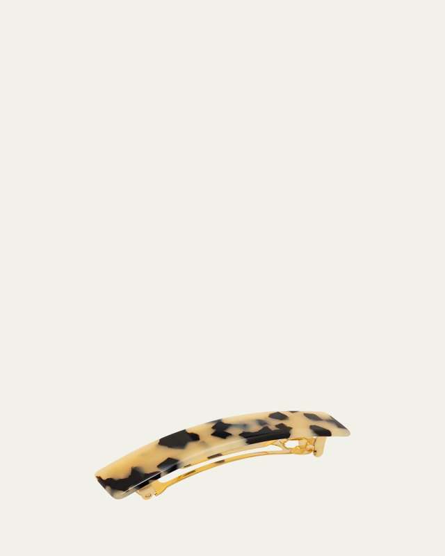 Mottled Classic Rectangle Barrette